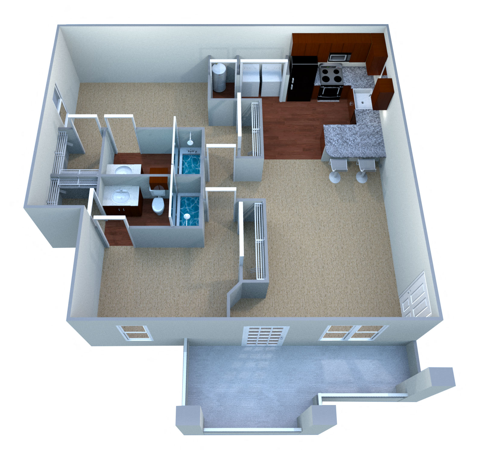 Suite A Floorplan